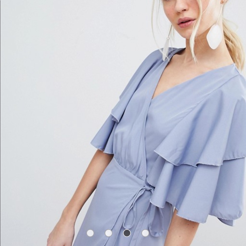 Vero Moda Flutter Sleeve Dress